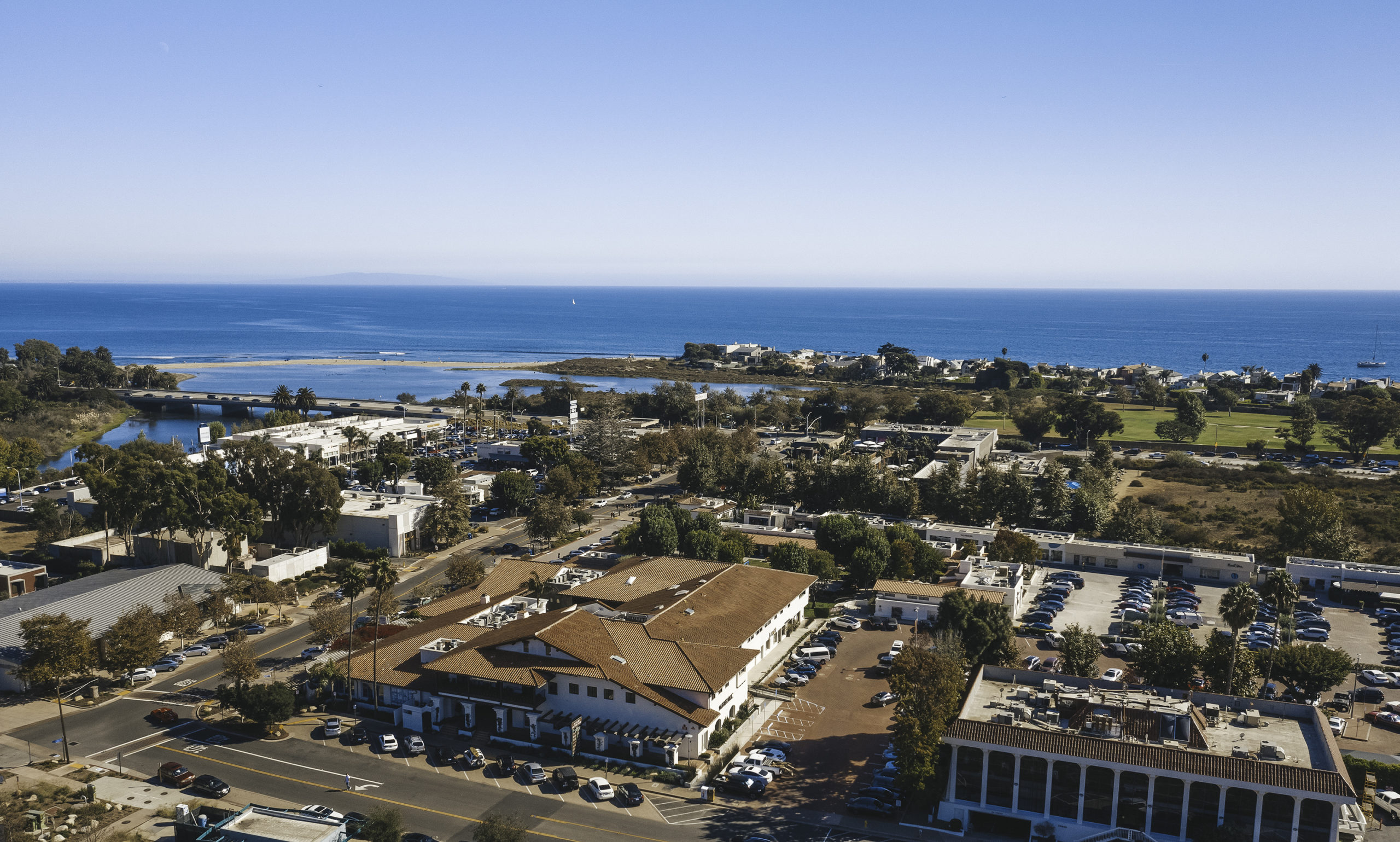 Malibu Country Mart is located a half mile west of the Malibu Pier in a picturesque setting.